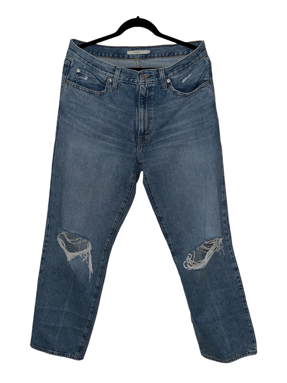 Levi's Women's ‘94 Baggy Relaxed Distressed Vintage Wash Blue Denim Jeans